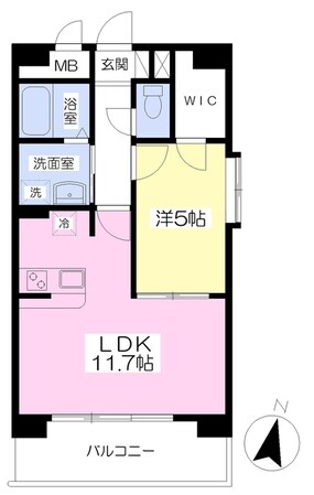 アグレアブル千葉城の物件間取画像